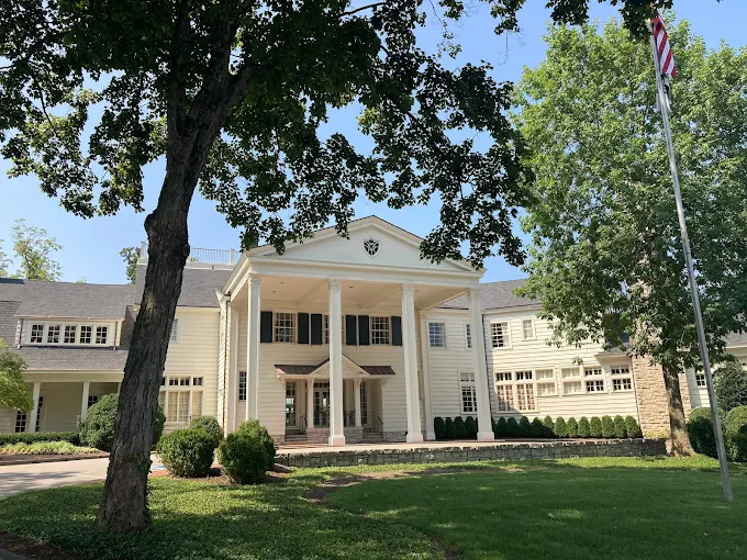 Belle Meade Country Club Nashville Tennessee - Historic Donald Ross designed fairway with mature oak trees, private 18-hole championship golf course established 1921
