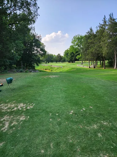 Cedar Crest Golf Club Murfreesboro, TN - Championship 18-hole golf course fairway with manicured Bermuda grass, Tennessee public golf course