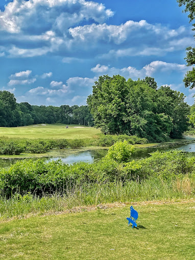 Hermitage Golf Course Old Hickory TN - Panoramic fairway view hole 12 with strategic bunkers and mature trees