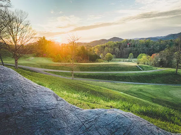 Laurel Valley Country Club Townsend, TN - Scenic golf course view featuring Edmund B. Ault architectural design, premium Tennessee resort golf course