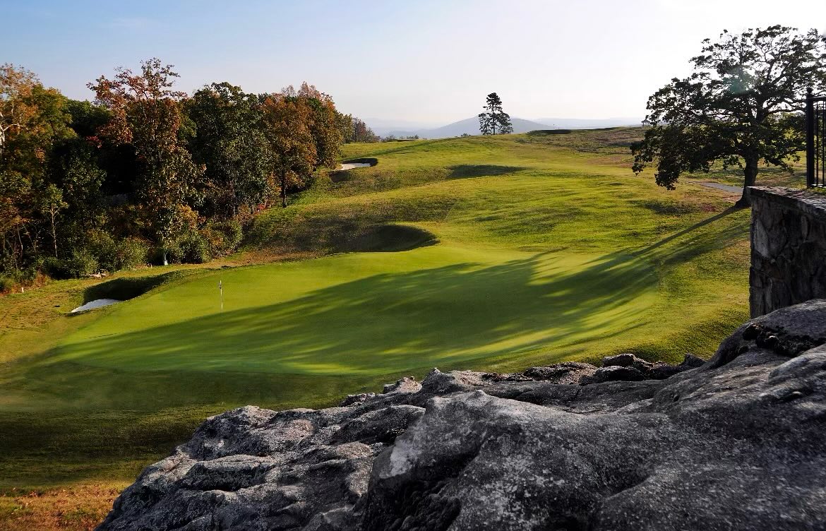 Lookout Mountain Club Tennessee - Championship golf course layout showing championship layout and natural terrain
