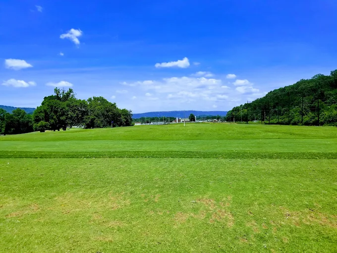 Moccasin Bend Golf Course Chattanooga TN - Championship golf course entrance with professional landscaping and signage