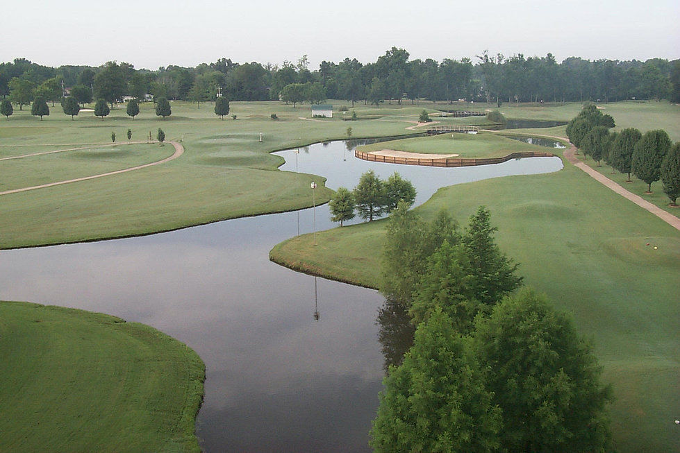 Pickwick Landing State Park Golf Course Tennessee - Championship golf course layout showing championship layout and natural terrain