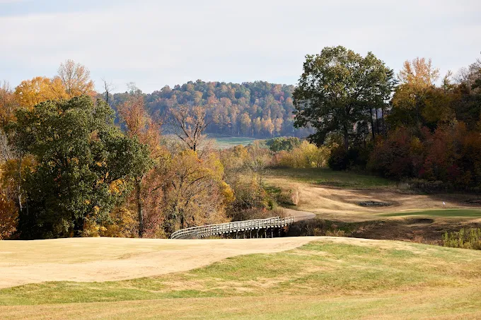 Ross Creek Landing Golf Course Tennessee - Championship golf course layout showing championship layout and natural terrain