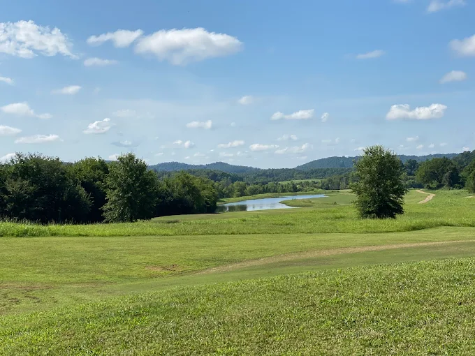 Ross Creek Landing Golf Course Clifton TN - Championship golf course entrance with professional landscaping and signage