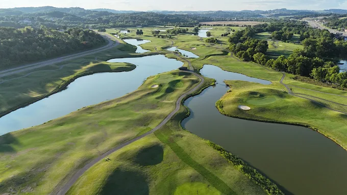 Sevierville Golf Club Sevierville, TN - Championship 36-hole golf course fairway with manicured Bermuda grass designed by D.J. DeVictor, Tennessee public golf course
