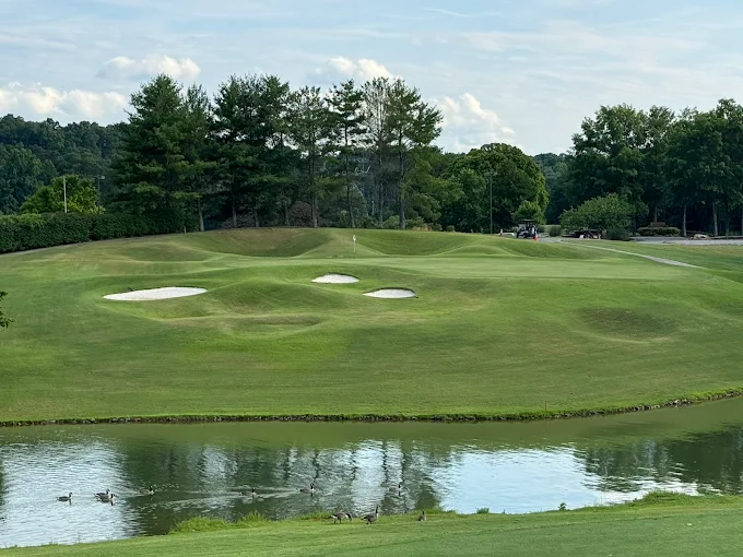 Tanasi Golf Course Tennessee - Championship golf course layout showing championship layout and natural terrain