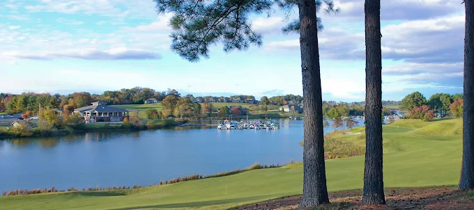 Tanasi Golf Course Tellico Village TN - Championship golf course entrance with professional landscaping and signage