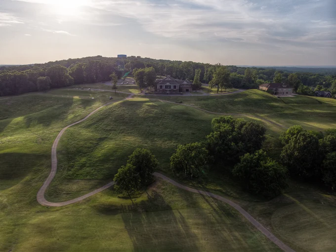 The Club at Five Oaks Tennessee - Championship golf course layout showing championship layout and natural terrain