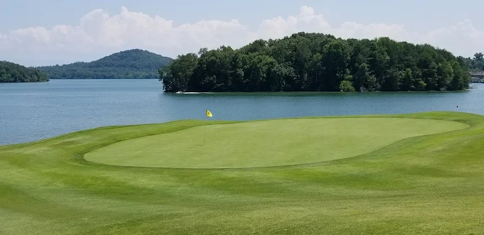 Toqua Golf Course Tellico Village TN - Championship golf course entrance with professional landscaping and signage