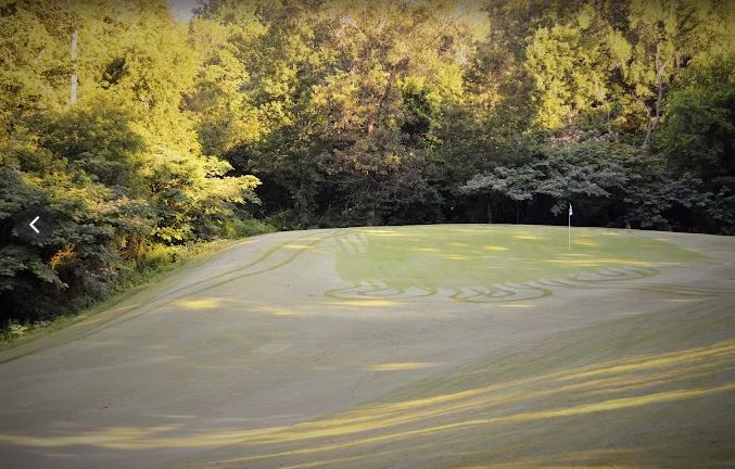 Williams Creek Golf Course Knoxville TN - Panoramic fairway view hole 12 with strategic bunkers and mature trees