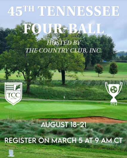 55th Tennessee Four-Ball Championship Underway at The Country Club in Morristown